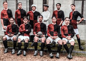 Clube de Regatas Flamengo em 1912.