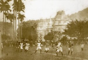 Primeira Partida da Seleção Brasileira de Futebol em 1914.