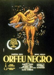 Cartaz do filme "Orfeu Negro" de 1959.