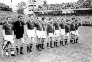 O "Time de Ouro" húngaro na década de 1950.